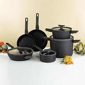 Leo 10pc Cookware Set with Ceramic Coating