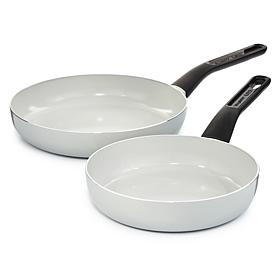 Leo Glints 2-piece Fry Pan Set with Non-Toxic Coating