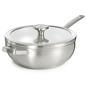 Leo Graphite 11" Stainless Steel Wok Pan