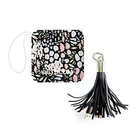 Letscom 10k mAh Power Bank w/LCD Display, AC Plug & Tassel