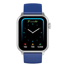 Letsfit Set of 2 E52 Silvertone Bezel Smart Watch