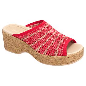LifeStride with Bzees Technology Cork Wedge Sandals - Very Ready