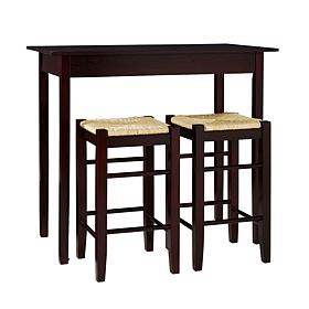 Linon Home Cassie 3-piece Tavern Set - Black