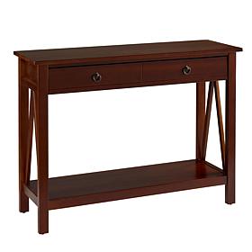 Linon Home Thomas Console Table - Antique Tobacco