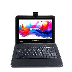 LINSAY 10.1" Octa Core 256GB Tablet with Black Keyboard
