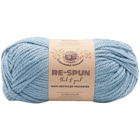 Lion Brand Re-Spun Thick and Quick Yarn-Faded Denim