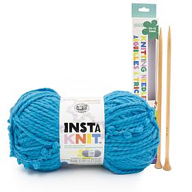 Lion Brand Yarn InstaKnit Never Blue Over You Bundle