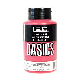 Liquitex Basics Acrylics Colors 13.5 oz. - Cadmium Red Deep Hue