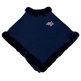 Little Earth NHL Washington Capitals Faux Fur Trim Poncho