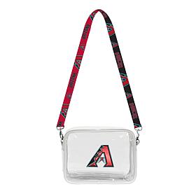 Littlearth MLB Arizona Diamondbacks 3D Logo Clear Fanny Fan Purse