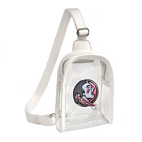 Littlearth NCAA Florida State Seminoles 3D Logo Clear Mini Sling