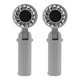 Living Glow 2-Pack Portable Rechargeable Mini Fans