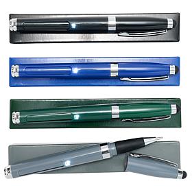 Living Glow 4-pack Ballpoint Pen with LED Magnifier and Stylus Head