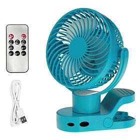 Living Glow Fan Rechargeable Power Bank with LED Light