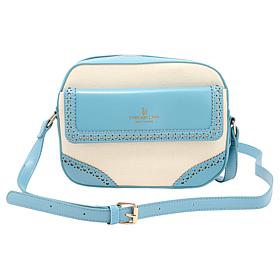 London Fog Canvas Everyday Lightweight Crossbody Bag 