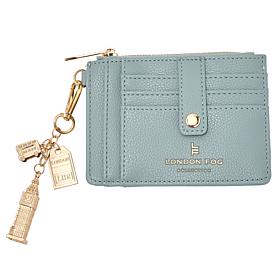 London Fog Winslow Mini Wallet with Charms