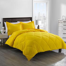 Lotus Home Bacteria Inhibiting DiamondStitch Comforter Mini Set TwinXL