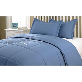 Lotus Home Bacteria Reducing Water/Stain Resistant ComforterSet TwinXL