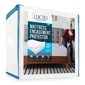 LUCID Comfort Collection Encasement Mattress Protector - King