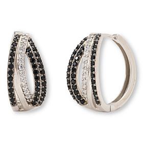 Marilyn Zebra Twist Hoop Erng