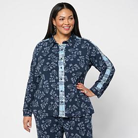 Mark & James by Badgley Mischka Long Sleeve Printed Shirt