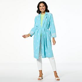 Mark & James by Badgley Mischka Nikki Embroidered Cotton Duster