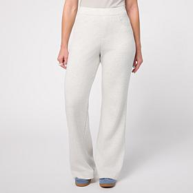 MarlaWynne French Terry Full-Length Flare Pant