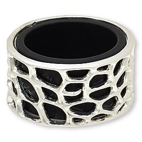 MarlaWynne Geometric Open Freeform Honeycomb Band Ring