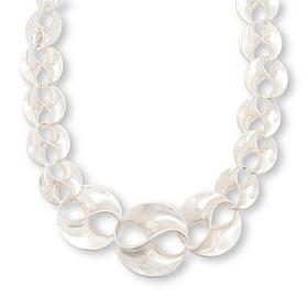 MarlaWynne Twisted Disc Custom Link Necklace