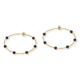 Marlyn by Marlyn Schiff Station Design Hoop Earrings