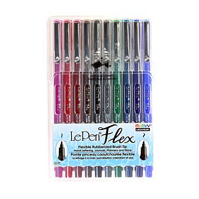 Marvy Uchida Le Pen Flex Pens Brush Point Primary