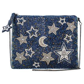 Mary Frances Hand-Beaded Mini Crossbody Handbag