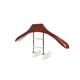 Maxsa Innovations Car Butler Wood Hanger Brown