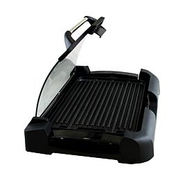 Megachef Reversible Grill/Griddle with Glass Lid
