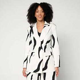 Megan Renee Cotton Twill Blazer