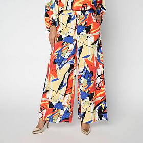 Megan Renee Cotton Twill Wide Leg Pant