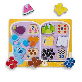 Melissa & Doug Blues Clues & You! Wooden Chunky Puzzle - Fridge Food