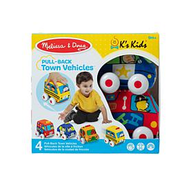 Melissa & Doug K's Kids Pull Back Vehicles 4-Piece Set