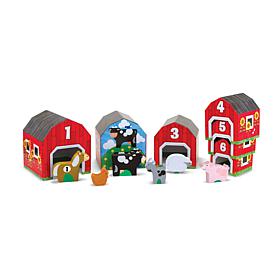 Melissa & Doug Nesting and Sorting Barns and Animals