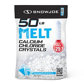 MELT 50-pound Resealable Bag Calcium Chloride Crystals Ice Melter