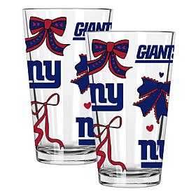 Memory Company 2pk 16oz Bow Pint Glass Giants