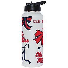 Memory Company 34oz Bow White Quencher Ole Miss