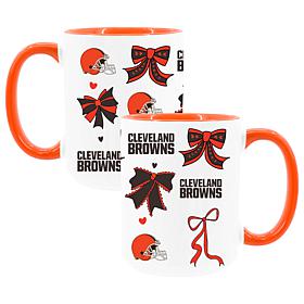 Memory Company Bengals 2pk 15oz Bow Coffee Mug