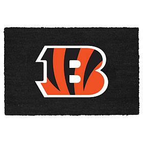 Memory Company Coir Fiber Door Mat with Vinyl Backing Bengals