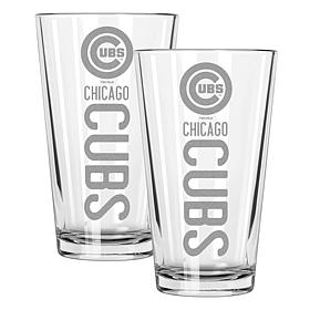 Memory Company Cubs 2 pack 16oz Pint Glass