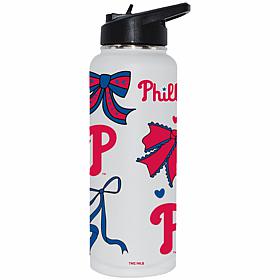 Memory Company MLB Phillies 34-oz Bow White Quencher Tumbler