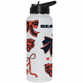 Memory Company NFL Bears 34-oz Bow White Quencher Tumbler