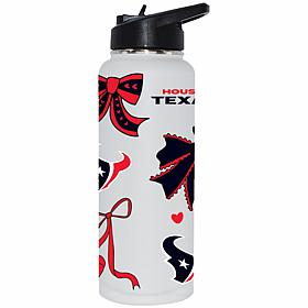 Memory Company NFL Texans 34-oz Bow White Quencher Tumbler