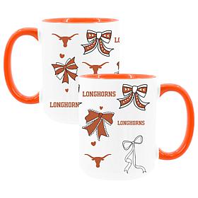 Memory Company Texas 2pk 15oz Bow Coffee Mug