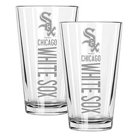 Memory Company White Sox 2
pack 16oz Pint Glass